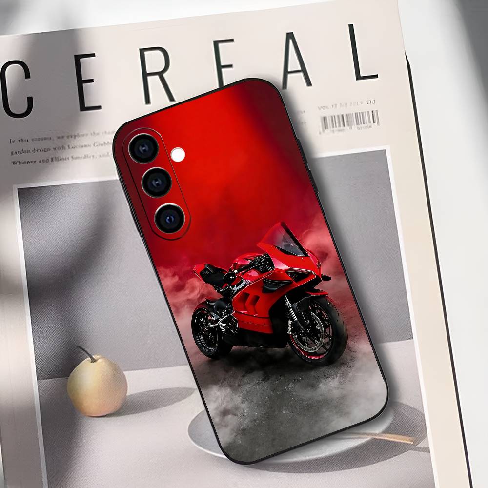 Motorcycle Racing D-Du-catis Phone Case For Samsung Galaxy A73,A72,A71,A70,A53,A52,A51,Soft Silicone Black Cover