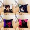 Pc KKiller Chat Ronin Misaki Pillow Case Fashion Square Pillowcase Bedroom Sofa Room Ins Decoration Leisure