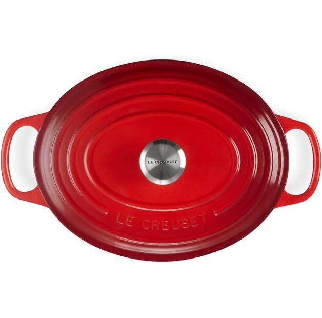 Cast Iron Roaster Le Creuset Signature Oval 27 Cm Cherry Red 4.1 L (21178270602430)