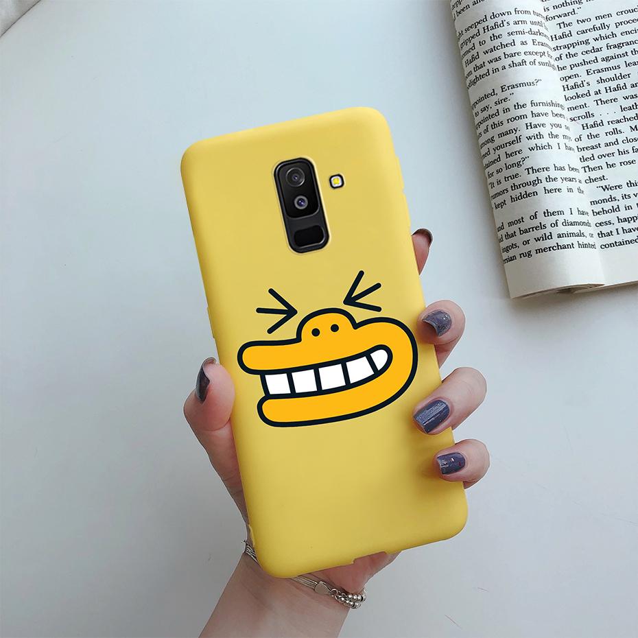 Daisy Flower Phone Case For Samsung Galaxy A6 Plus A6+ 2018 A605F Case Cover Cute Silicone Funda For Samsung A6 2018 A600F Case