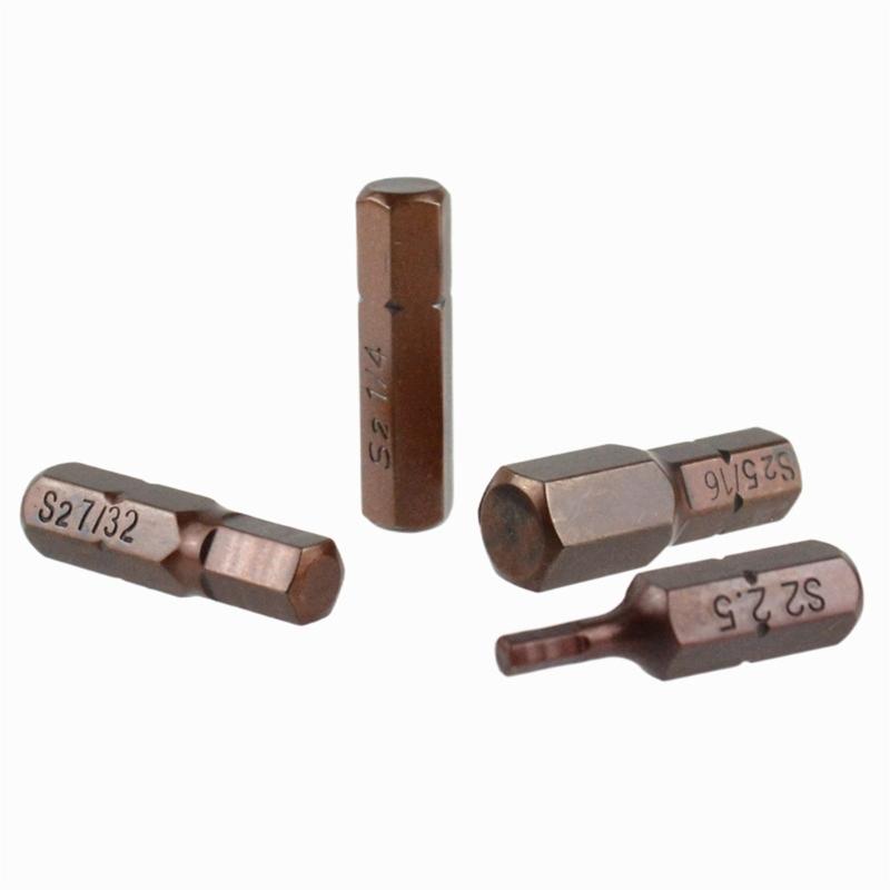 12/24Pcs Electric Screwdriver Bit Combination Set Hexagonal Screwdriver Accessories Attachment Screwdriver Bit Tool