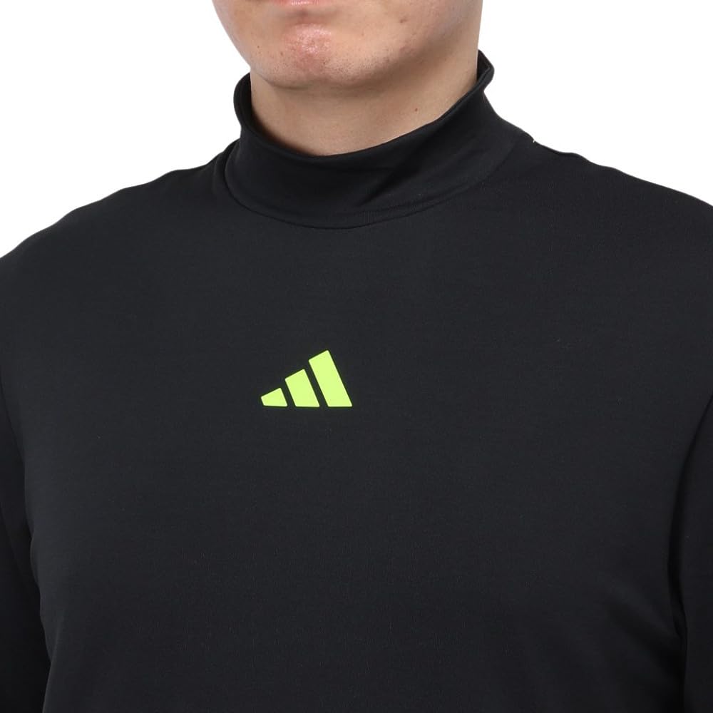 adidas Golf Mock Neck Long Sleeve Shirt for Black COLD.RDY Men,