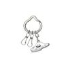 Smile Slime Metal Keyring (Metal Slime)