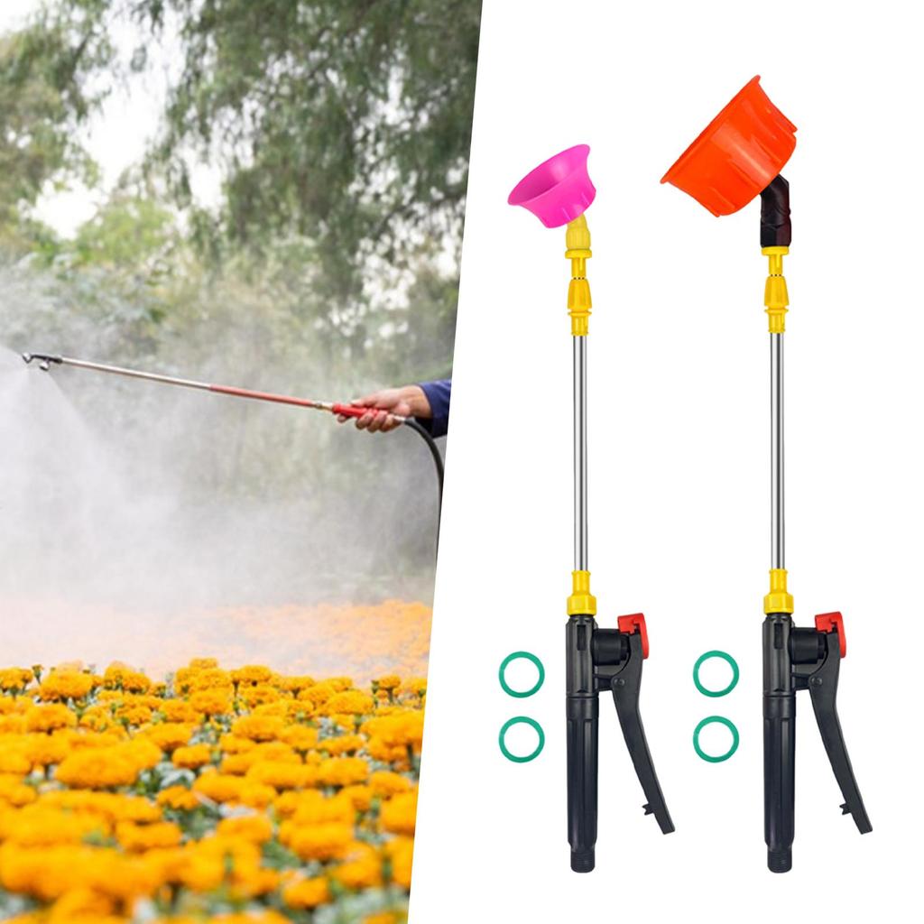 Windproof Spray Rod, Sprayer Attachment, Nozzle and Handle, Telescopic Rod,