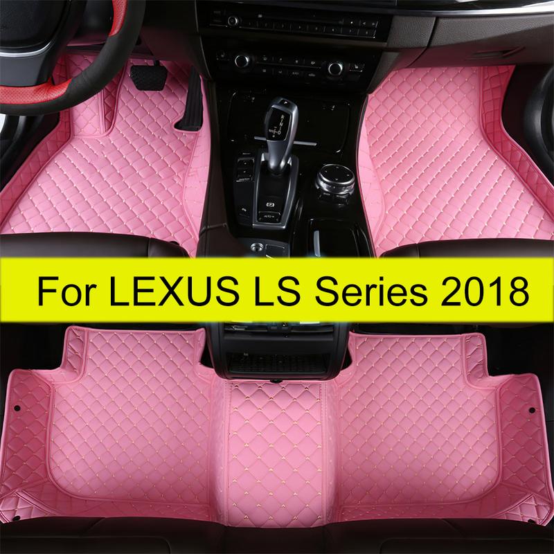 Car floor mats for LEXUS LS series 350 2018  auto foot Pads automobile carpet cover