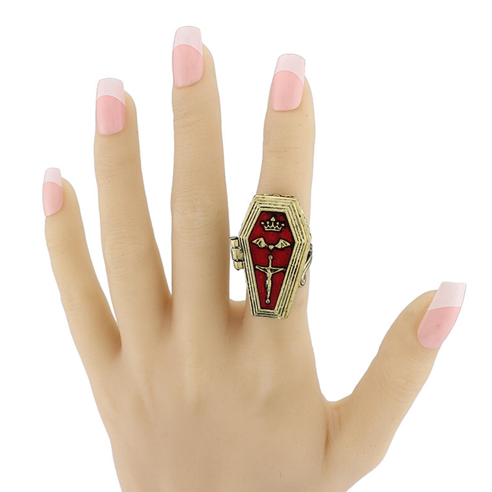 

Ретро Готический Панк Крест Гроб Ретро Кольцо Для Мужчин И Женщин One Size