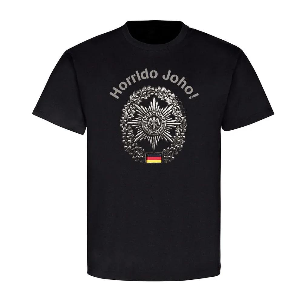 Horrido Joho  FeldJäger Barett Militärpolizei MP Feldgendarmerie TShirt Cotton Short Sleeve ONeck Unisexs T Shirt New S3XL S