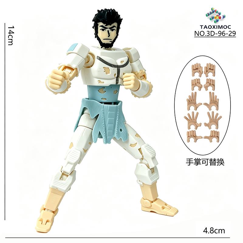 3D Printed Dummy13 Nights Bear T13 Action Figure Anime Multi-Jointed Collectible Model Toy For Birthday Xmas Gift Desktop Decor