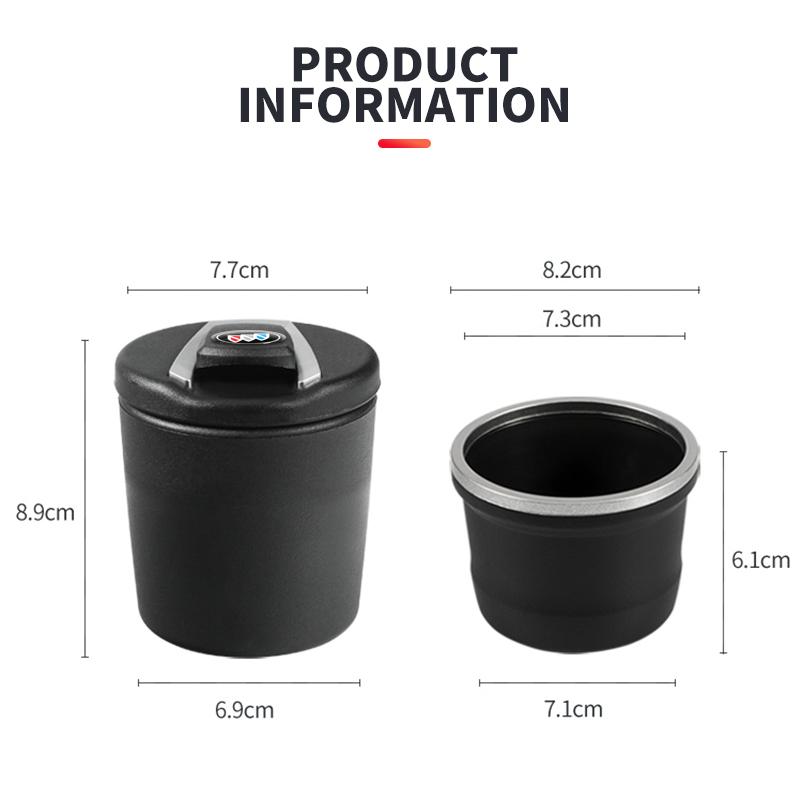 Portable Car Cigarette Ashtray Cup With LED Light Detachable For Buick Excelle XT Excelle GT Verano Regal Encore Envista GL8 GL6