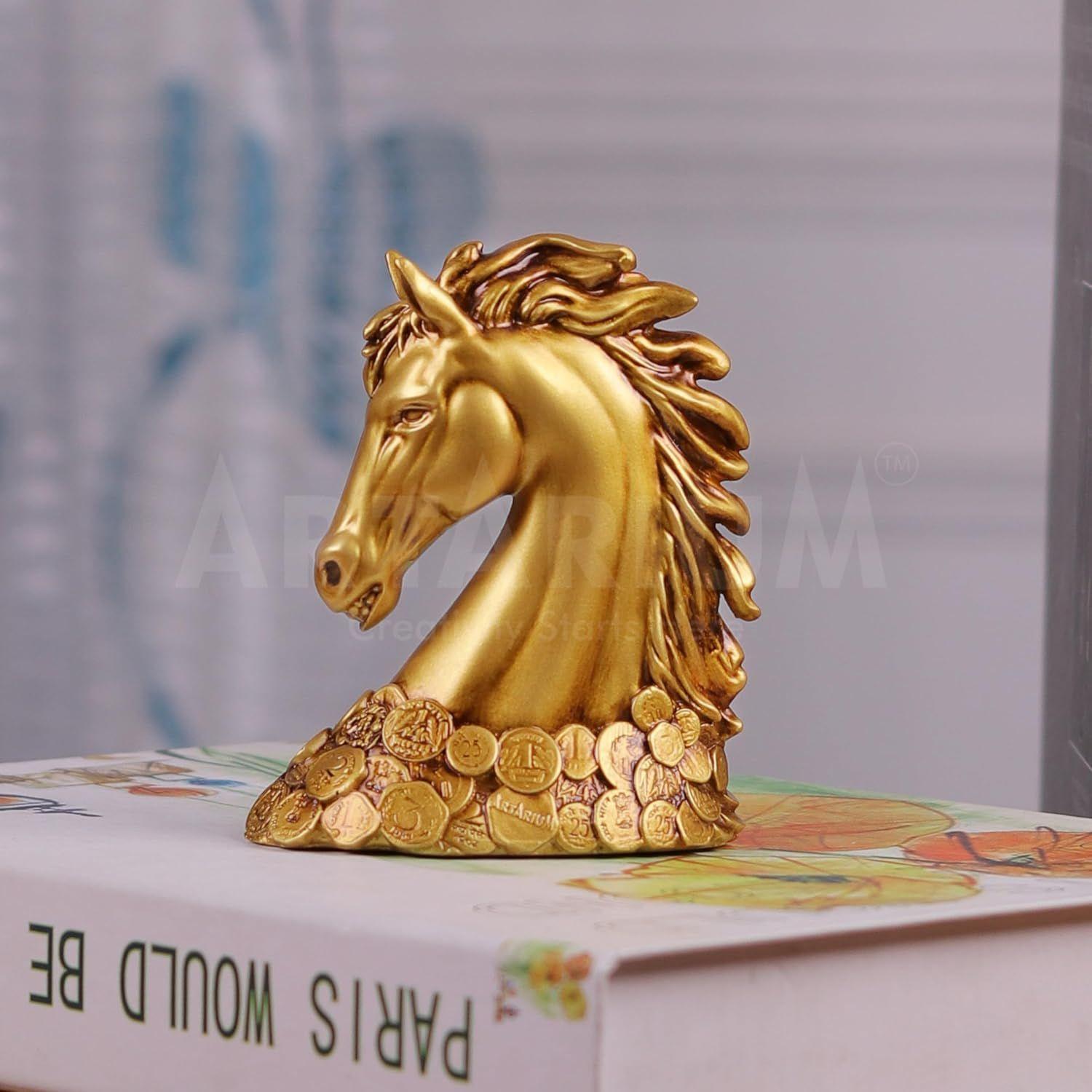 

Монета Голова лошади Лошадь Фигурка Васту Идол лошади Удача Смола Статуэтка лошади Фэн-шуй Лошадь для приборной панели автомобиля Домашний декор Декор для офисного стола
