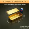 Stainless Steel Deep Snack Plate with Lid - Rectangular Baking Pan and Narrow Tray