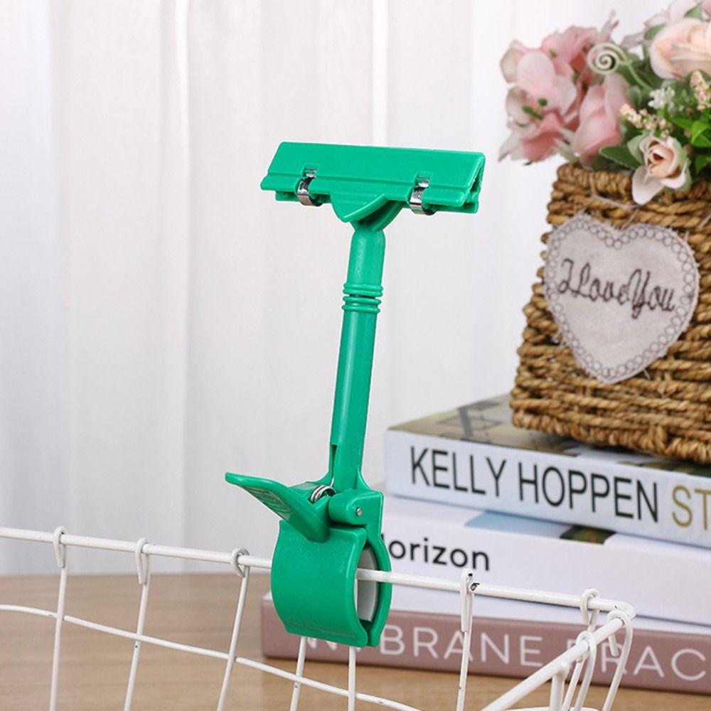 Adjustable Price Tag Clip Holder Colorful Advertising Display Support  Supermarket