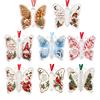 Geschenke für Familie Freunde Schmetterling Bargeldgeschenk Schmuckstück, Weihnachts-Geldhalter Hängende Dekoration mit festlichem Urlaubs-Haus-Druck, Acryl-Baum-Anhänger