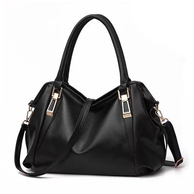 Ležérna módna dámska taška cez rameno Jednofarebná mäkká taška s veľkou kapacitou Crossbody kabelka