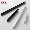 WV Silver Black Kitchen Cabinet Handles Dressers Closet Aluminum Knobs Pulls Drawer Furniture Handle Cupboard Wardrobe Hardware