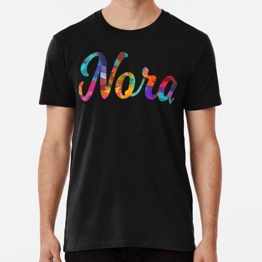 Nora Abstract Painting Girl's Name Size S to 5XL Made in the USA T-Shirt