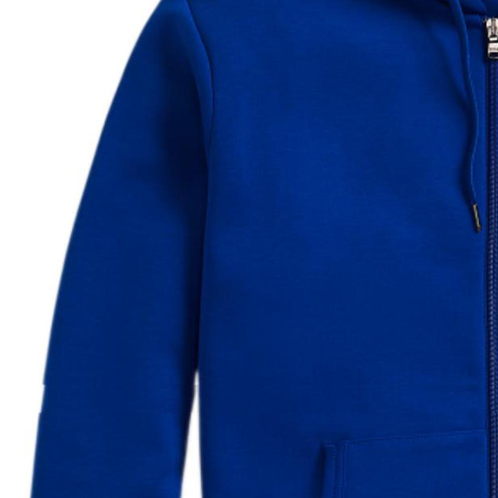Polo Ralph Lauren Ss23 Solid Color Logo Embroidered Zip-Up Hoodie Men Hoodies Blue MNPOKNI16822726-400