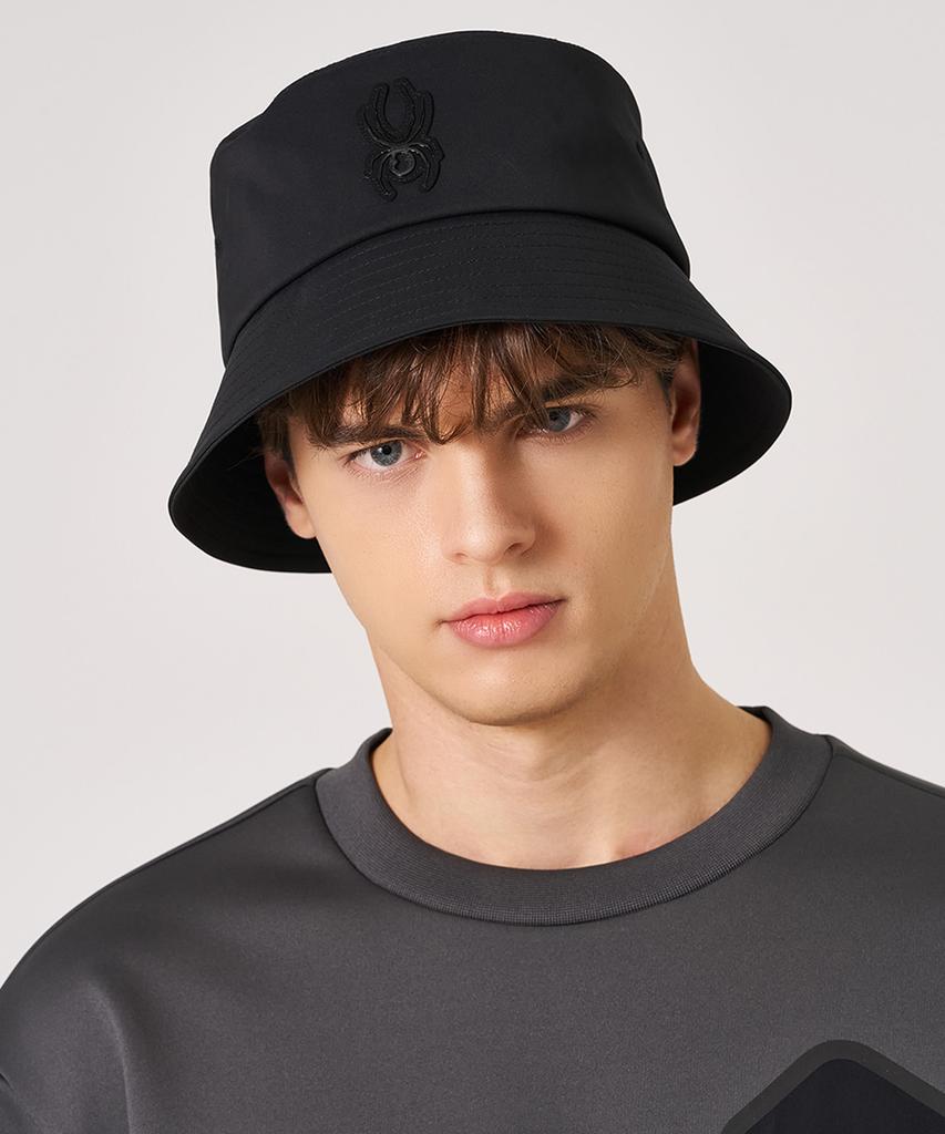 SPYDER Men'S Logo Basic Bucket Hat Spkfanca302Mblk