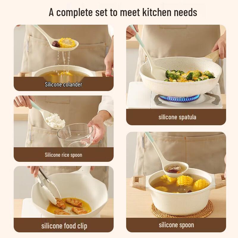 Bayco Silicone Kitchen Utensil Set - 2 x 5-Piece