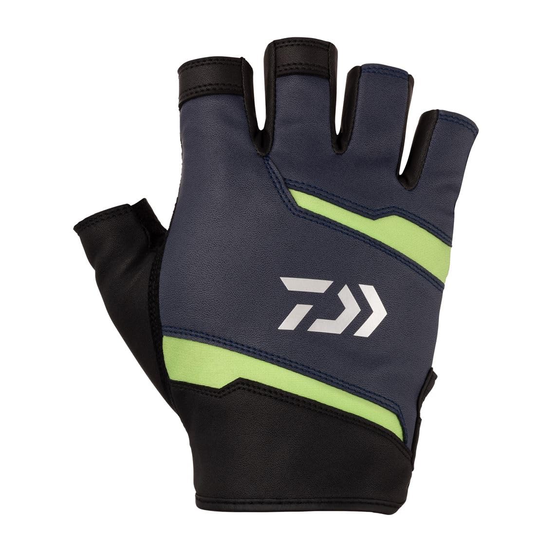 

Daiwa Leather Fit Gloves, 5-Cut, DG-1524, Navy, Medium