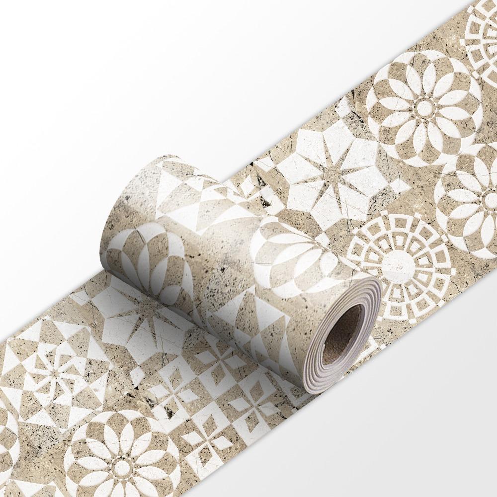 

European Style Ceramic Wall Stickers Peel & Stick Waterproof Peel and Stick Tile Self-Adhesive Easy Install Tile Decals