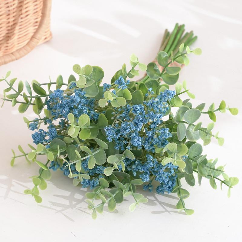 Fake Green Plant Artificial Eucalyptus With Full Sky Star Home Decor For Living Room Display