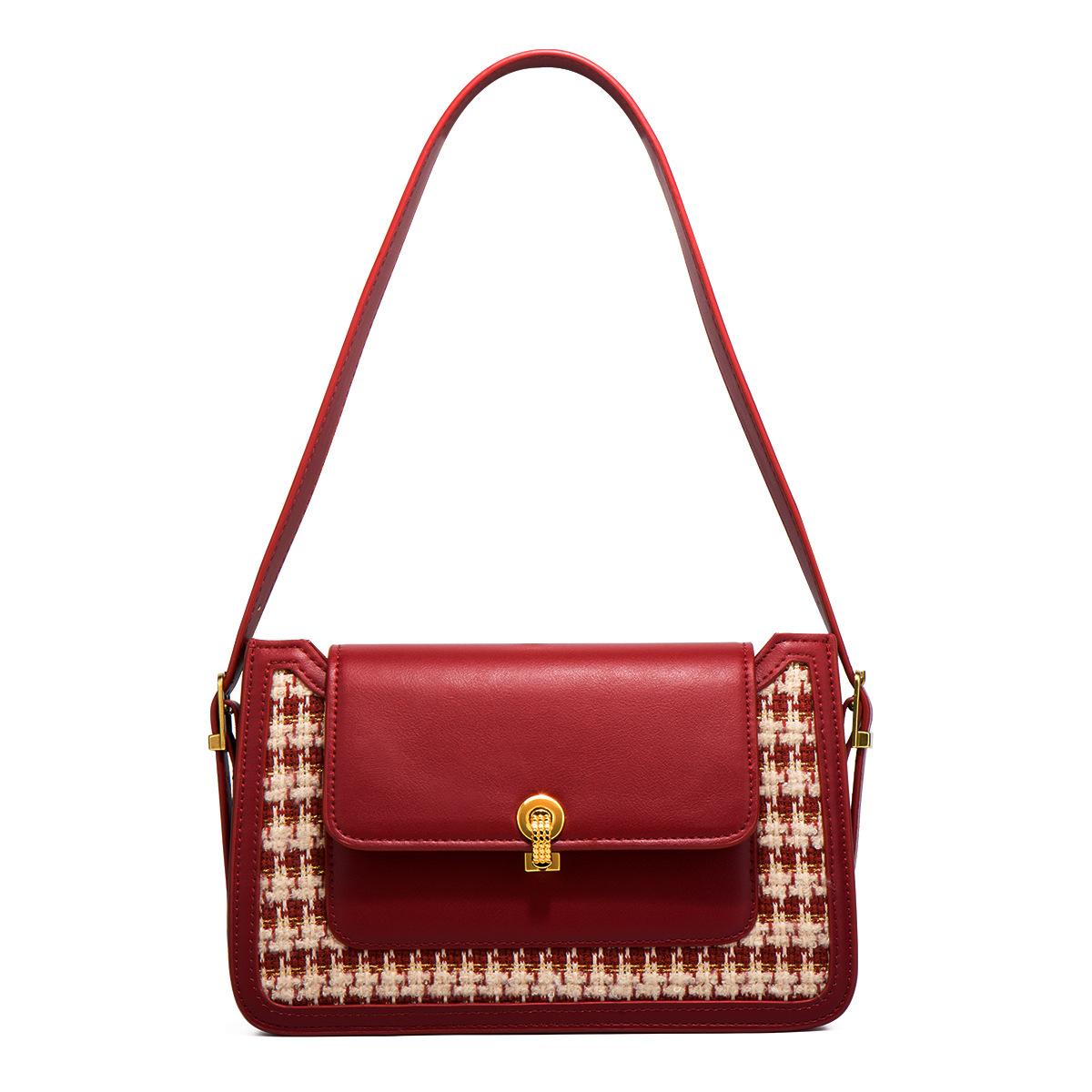 

Red Underarm Single-shoulder High-end Wedding Bag, Bride s Bag, Woman s Bag, Fashionable Crossbody Bag красный