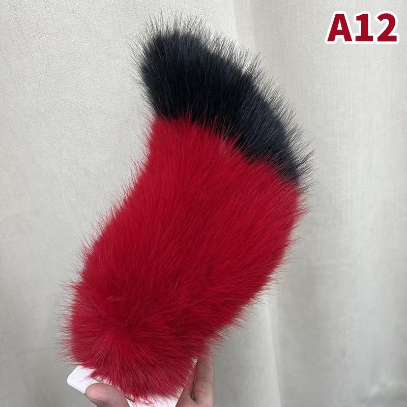 Remote Control Electric Car Tail Electric Bicycle Tail Wagging Moving Rechargeable Plush Animal Tail Auto Motorcycle Decoration