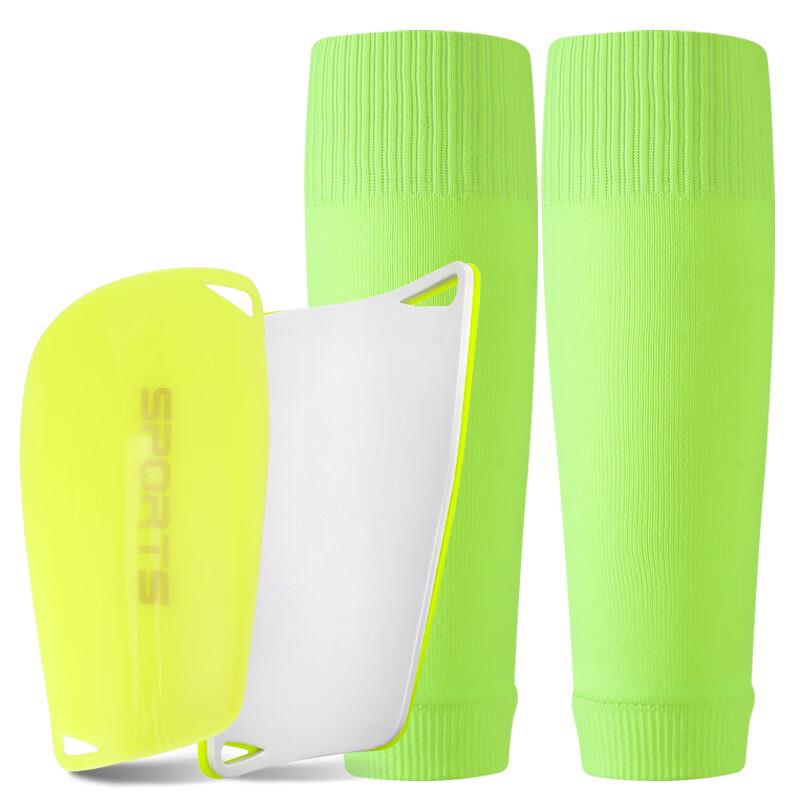 Football Shin Guard and Compression Sleeve Set