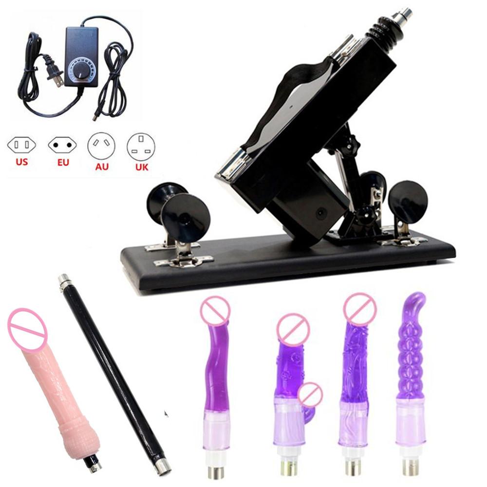 Sexules Toys Dildo Anal Plug Female Masturbator Male Vibrator Pumping Gun Automatic Sex Toys Machine for Adults Men Women Vagina