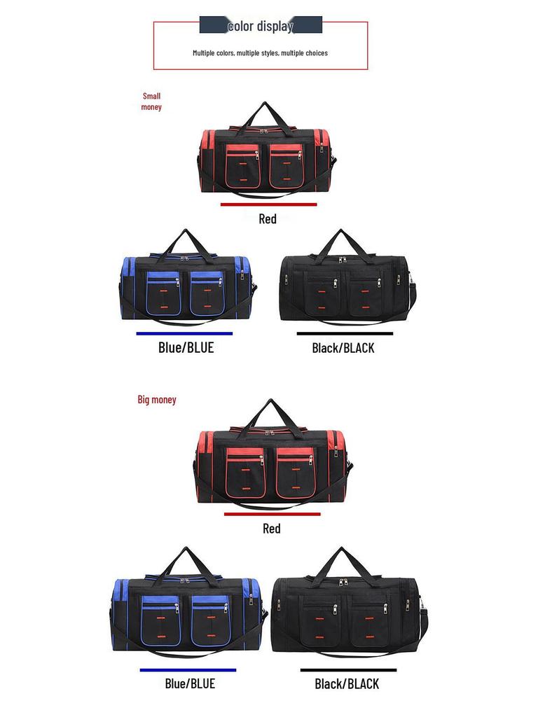 Extra-Large Capacity Travel Bag: Unisex Fashionable Hand Luggage for Short Trips and Workouts