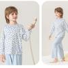 Yingbolun Summer New Boys' Long Sleeved Pants Lycra Cotton Set A-class Home Clothes