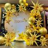8 Pcs Star Balloons, Huge Gold Explosion Star Aluminum Foil Balloons for Birthday, Baby Shower, Wedding, Bachelorette Party