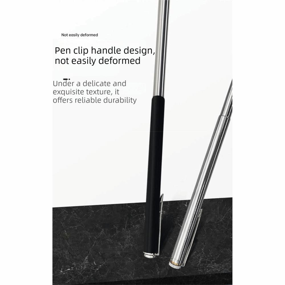 Adjustable Snake Hook Retractable Long Handle Reptile Catcher Stainless Steel Rounded Head Snake Catching Tool Professional Use