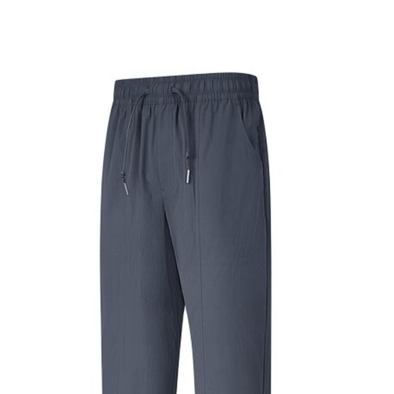 Skechers Quick-Dry Loose Fit Drawstring Straight Leg Casual Pants Women Bottoms Odyssey-Gray P225W291-026R