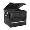 SANLIKE Kofferraumaufbewahrung faltbar für Auto mit großer Aufbewahrung Rücksitz Auto Outdoor-Ausrüstung Notfall Camping Praktisch Kleinteil Kleine Schwarze Box, Deckel,