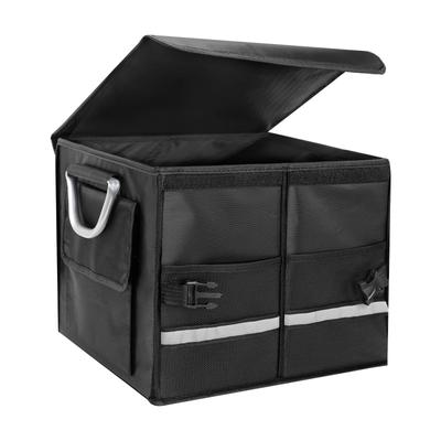 SANLIKE Car Trunk Storage Foldable with Large Car Storage Backseat Car Outdoor Gear Emergency Camping Convenient Small Item Small Black Box, Lid,