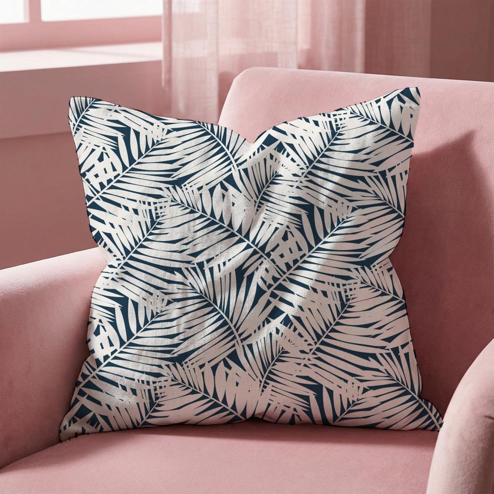 Leaf Cushion Cover MultiScene Pillow Cover for Home Car Reversible Soft Durable for Daily Use