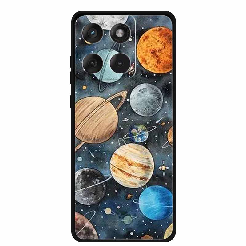 For Motorola Edge 70 5G Case Soft Silicone TPU Cool Animal Phone Cases For Motorola Moto X70 Air 5G Planet Protective Back Cover