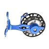Left-Handed Ice Fishing Reel Full Metal Skeleton Aluminium 39g Lightweight with Unloading Force Adjustment for Ice Fishing Enthusiasts