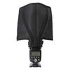 Portable Bounce Reflector With Rotatable Flash Bounce Panel For DSLR Flash Diffuser Light Optimization