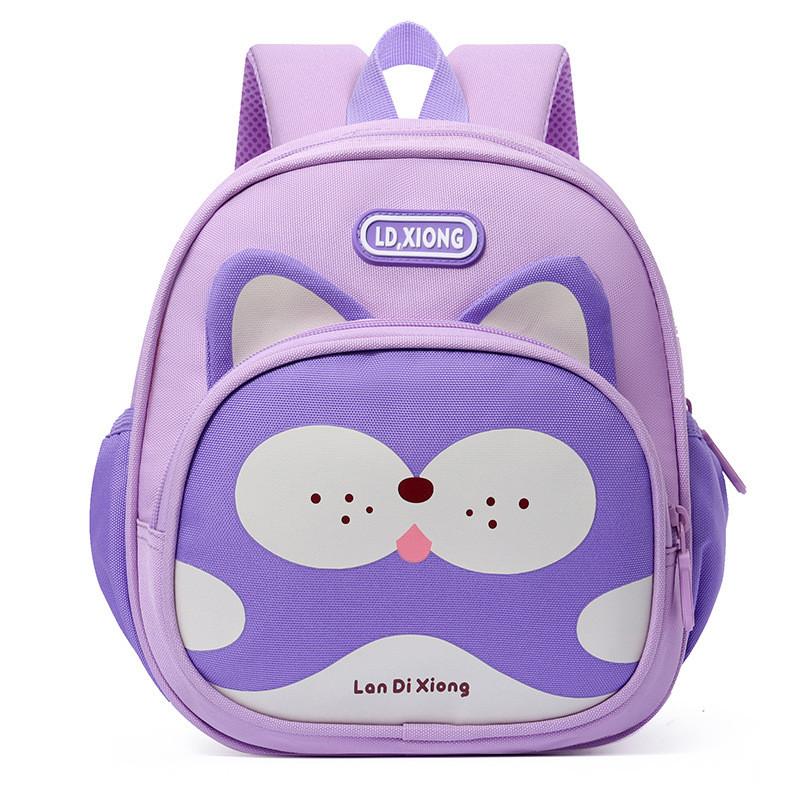Pattern Cartoon Alphabet Kids Backpack With Comfort Oriented Shoulder Design