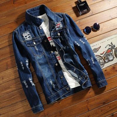 Men's Slim Fit Denim Jacket - Casual Korean Style for Spring & Autumn