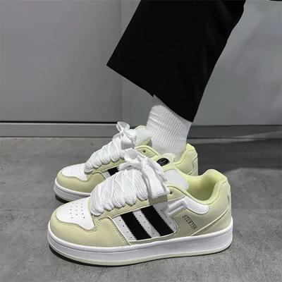 Versión coreana de zapatos de tablero de nicho cómodos e informales para pareja, nuevos ins, tendencia de street style, combinación de colores, zapatillas deportivas de otoño