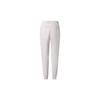 Li Ning Badminton Series Solid Color Logo Print Cuffed Fleece Casual Pants Men Bottoms Water-Gray AKLS985-1