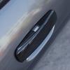 Door Handle Shell Decor Trim Cover Bezel Decal Black For Dodge Challenger 2012+
