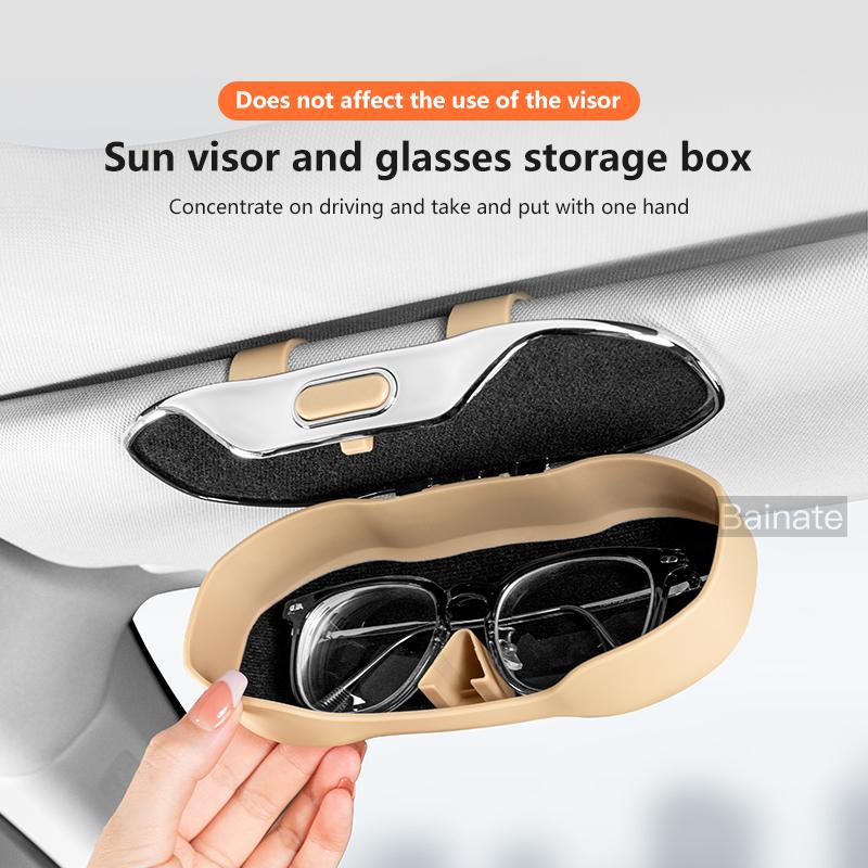 For Mazda SKYACTIV Axela Atenza CX30 CX5 CX8 CX9 MX5 RX8 Car Visor Sunglasses car Glasses Case Glasses Holder Glasses Clip Box