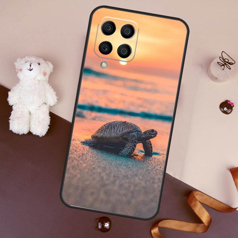 Swimming Freshwater Sea Turtles Case For Samsung Galaxy M06 M53 M13 M31 M11 M35 M55 M15 M56 M36 M16 M12 M32 M52 M14 M34 M54