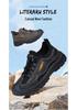 Men's Spring/Autumn Non-Slip Breathable Hiking Shoes - Versatile, Fashionable, Soft Sole, Wear-Resistant Casual Dad Shoes