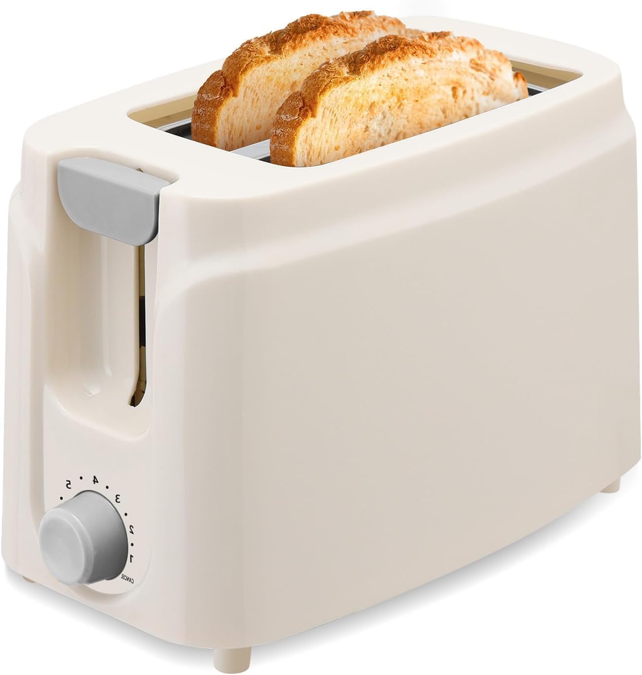 2 Slice Toaster, 750W Extra-Wide Slot Toaster with 7 Shade Settings, Removable Crumb Tray, Compact Design, White – Perfe United States